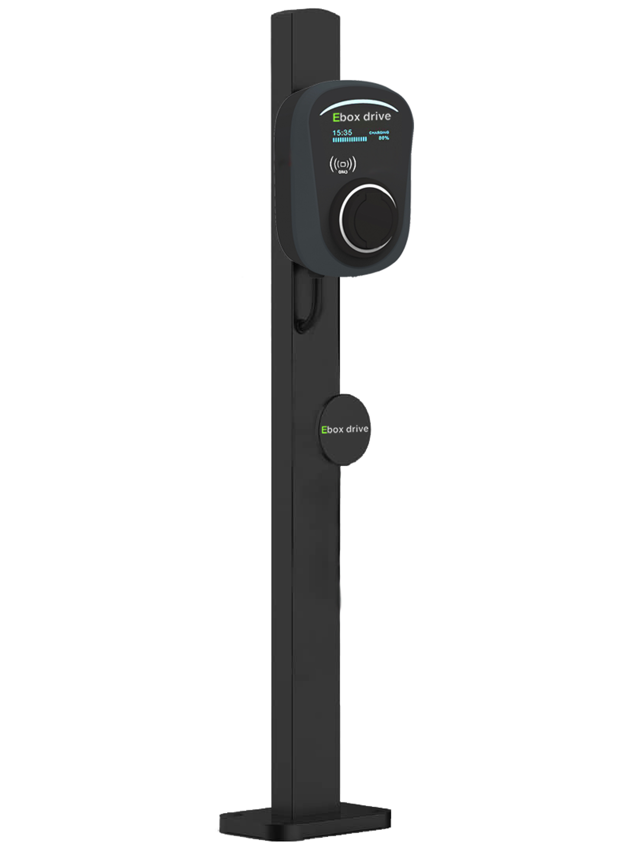 Colonne et borne de recharge pour voiture électrique Ebox-drive